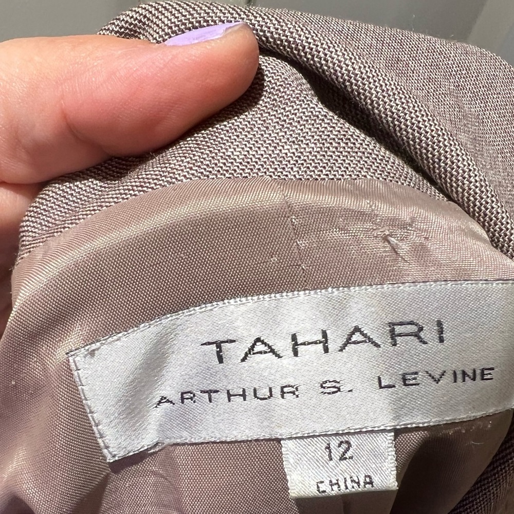 Suit Jacket Blazer TAHARI 12 - Picture 3 of 3